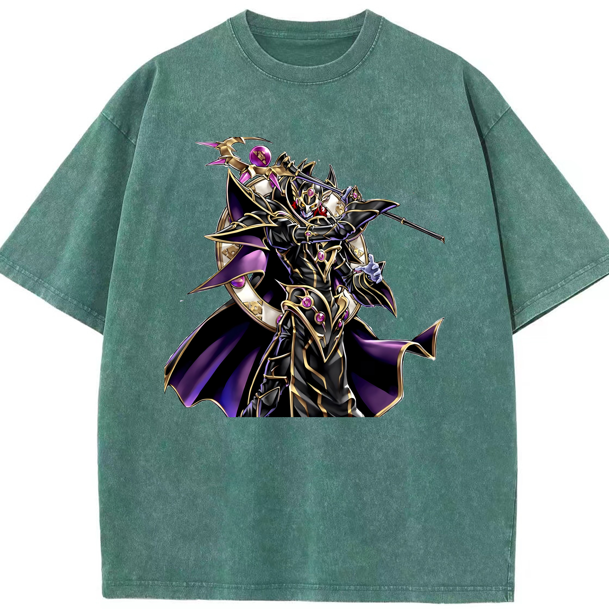 （画像用） 遊☆戯☆王 Yu-Gi-Oh! 綿100% ヴィンテージ風 半袖Tシャツ（フロントプリント）